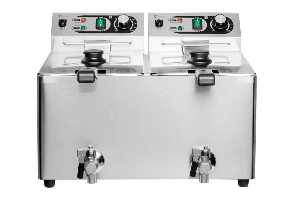 Frytownica elektryczna RQF8LV2 z kranem spustowym